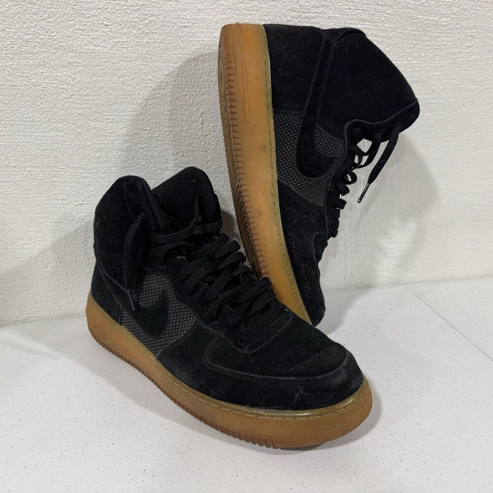 Size 13 - Nike Air Force 1 '07 LV8 High Black Gum